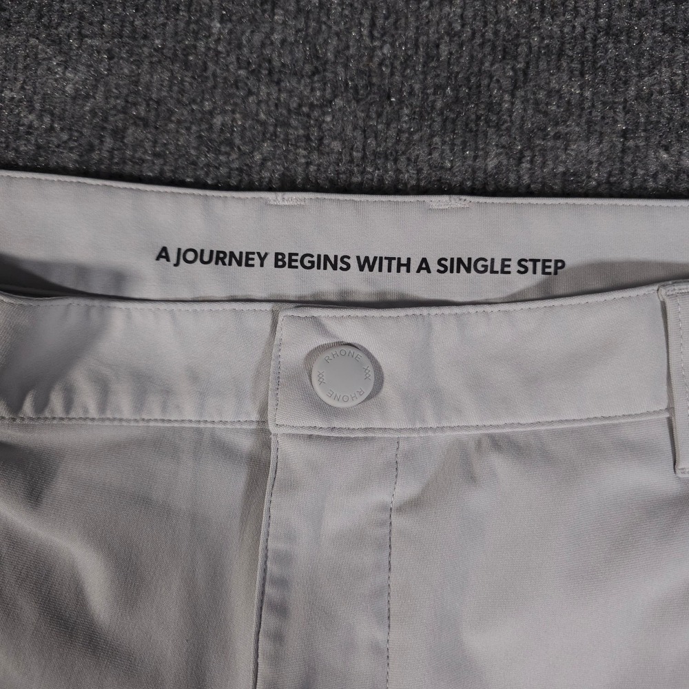 Rhone Commuter Pants‎ Men 38x29 Light Beige Slim Tech Golf Chino 100036 - Picture 2 of 10